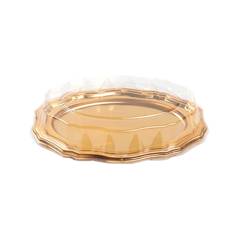 গোল্ডেন প্লাস্টিকের কেক ট্রে