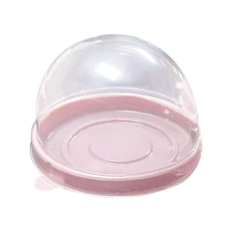 নিষ্পত্তিযোগ্য বৃত্তাকার বগি কাপকেক ধারক বাক্স