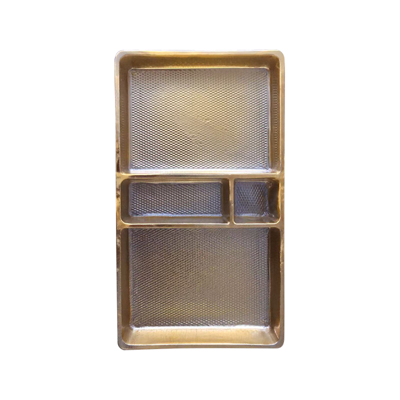 নিষ্পত্তিযোগ্য আধা স্বচ্ছ ক্যান্ডি প্যাকেজিং ট্রে