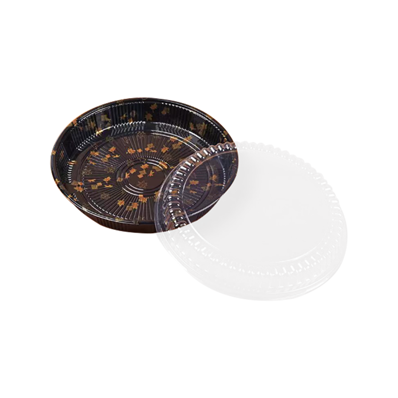 কালো মুদ্রিত নীচে জাপানি শৈলী প্যাকেজিং বক্স